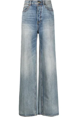 ZIMMERMANN Jeans anchos con tiro alto