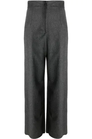 Emporio Armani Pantalones rectos con tiro alto