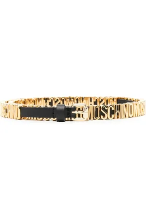 Moschino Cinturón con placa del logo