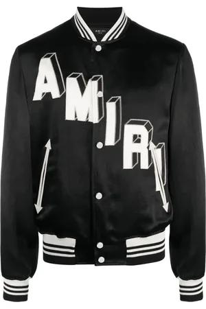 AMIRI Chamarra universitaria con logo bordado