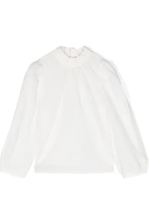 BONPOINT Top con volantes en el cuello