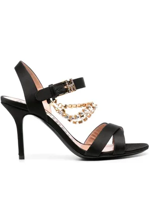 Moschino Sandalias con detalles de strass y tacón de 100mm