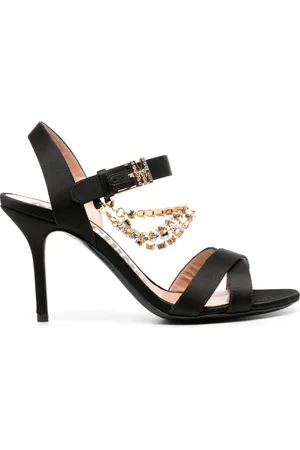 Moschino Sandalias con detalles de strass y tacón de 100mm