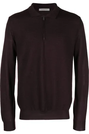 corneliani Playera tipo polo de tejido fino