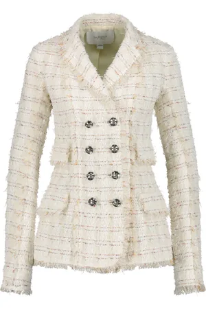Giambattista Valli Blazer de bouclé con doble botonadura