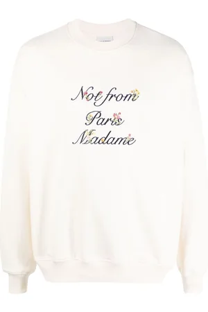 Drôle de Monsieur Sudadera con texto estampado