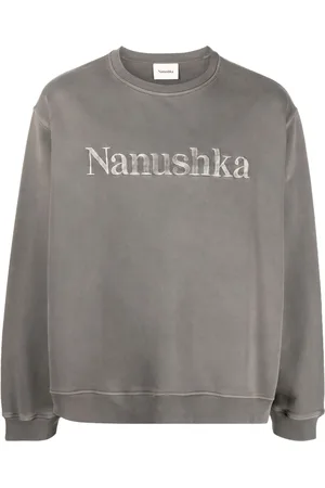 Nanushka Sudadera con logo bordado