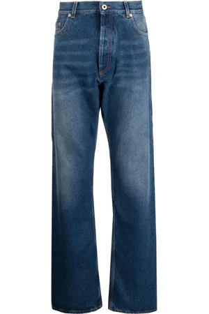 OFF-WHITE Jeans holgados con diseño recto