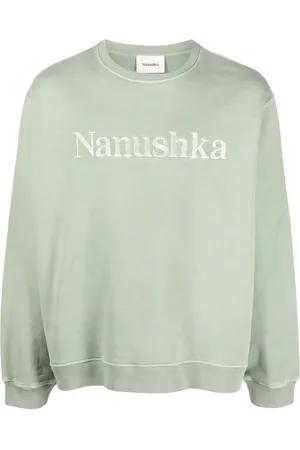 Nanushka Sudadera con logo bordado