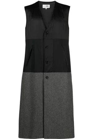 Maison Margiela Chaleco con diseño de dos tonos