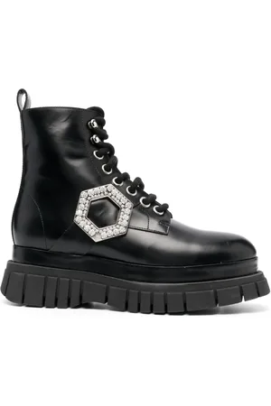 Philipp Plein Botines con detalles de cristal