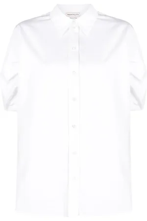 Alexander McQueen Camisa con mangas farol
