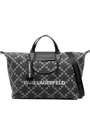 Karl Lagerfeld Bolsa weekender 2.0 con monograma