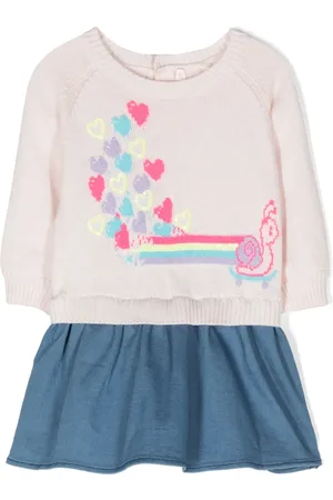 Billieblush Vestido tejido bordado con lentejuelas