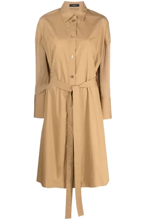 Joseph Vestido camisero con moño en la cintura