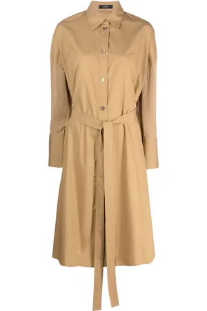 Joseph Vestido camisero con moño en la cintura