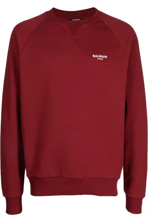 Balmain Sudadera con logo afelpado