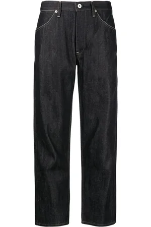 Jil Sander Jeans con costuras en contraste