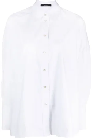 Joseph Camisa de popelina con abertura lateral