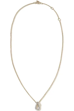 John Hardy Collar Surf Pavé en oro amarillo de 18kt con diamantes