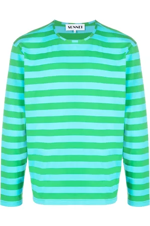 SUNNEI Playera manga larga con motivo de rayas
