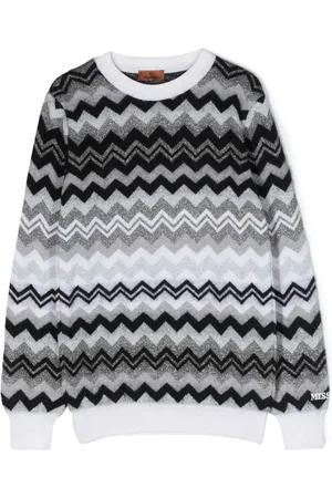 Missoni Suéter con motivo en zigzag y glitter