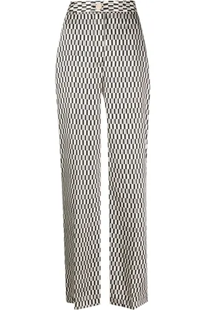 Liu Jo Pantalones rectos con estampado geométrico