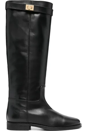 Via Roma Botas altas con detalle de hebilla