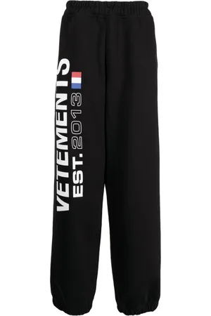 Vetements Pants con logo Flag
