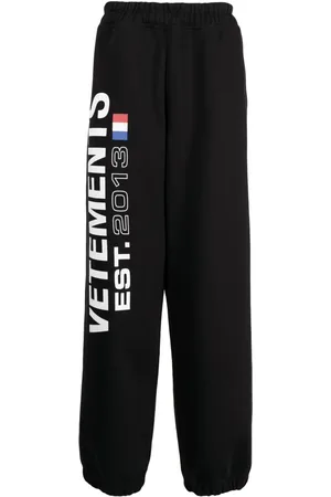 Vetements Pants con logo Flag