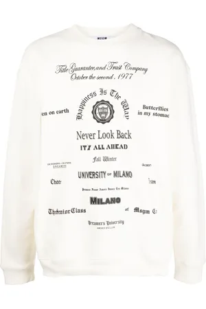 Msgm Sudadera con estampado gráfico