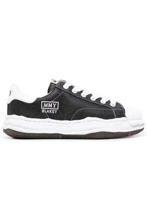 Maison Mihara Yasuhiro Tenis texturizados con logo estampado