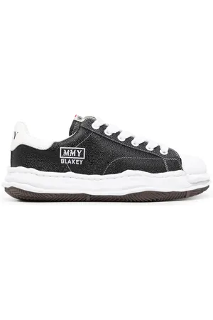 Maison Mihara Yasuhiro Tenis texturizados con logo estampado
