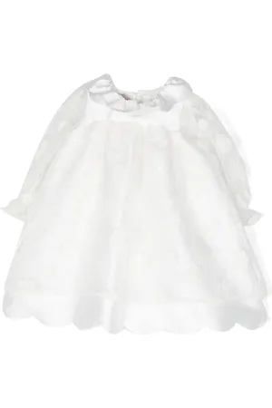 LA STUPENDERIA Vestido con cuello festoneado