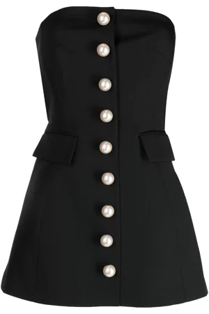 KIMHEKIM Vestido corto con diseño strapless