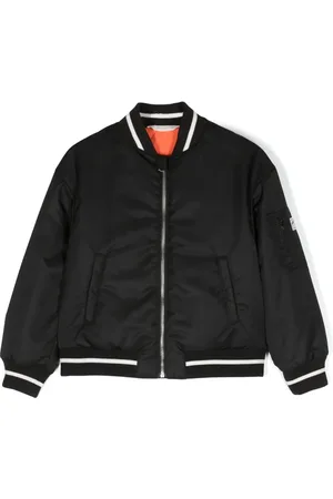 Palm Angels Chamarra bomber con logo estampado