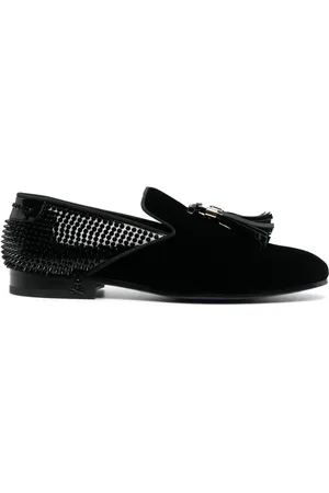 Philipp Plein Mocasines de terciopelo con apliques