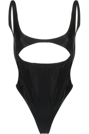 MUGLER Traje de baño con aberturas