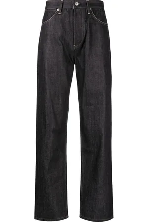 Jil Sander Jeans con costuras en contraste