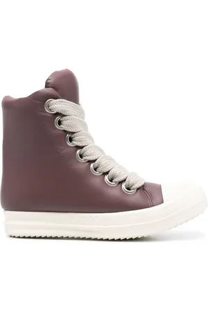 Rick Owens Tenis capitonados con agujetas