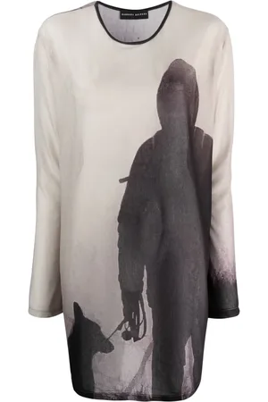 Barbara Bologna Playera con cuello redondo y estampado gráfico