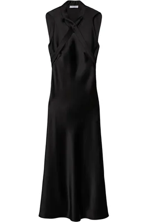 OFF-WHITE Vestido midi con detalle de hebilla