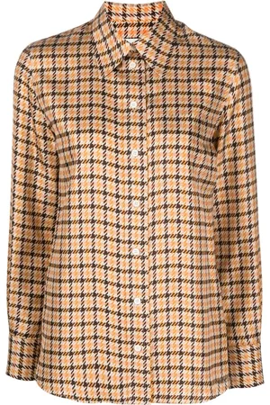 Lanvin Camisa con motivo pied de poule