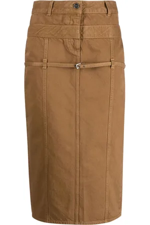 Jacquemus Falda midi de mezclilla La Jupe de Nîmes Criollo