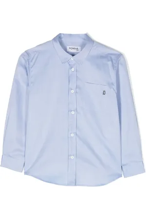 Dondup Camisa con placa del logo