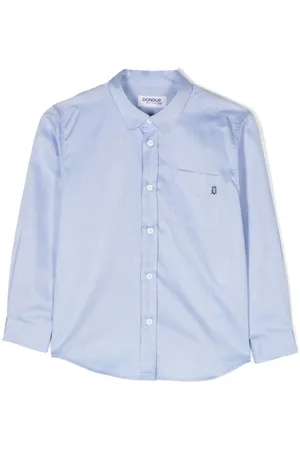 Dondup Camisa con placa del logo