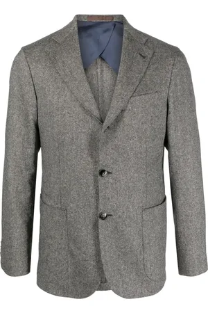 BARBA Blazer con botones y efecto melange