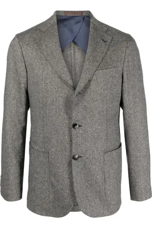 BARBA Blazer con botones y efecto melange