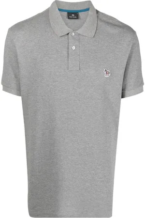 Paul Smith Playera tipo polo con parche Zebra