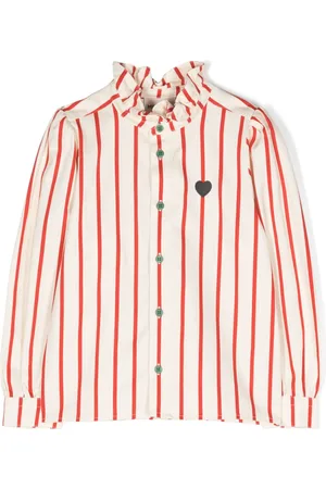 Mini Rodini Camisa con rayas estampadas